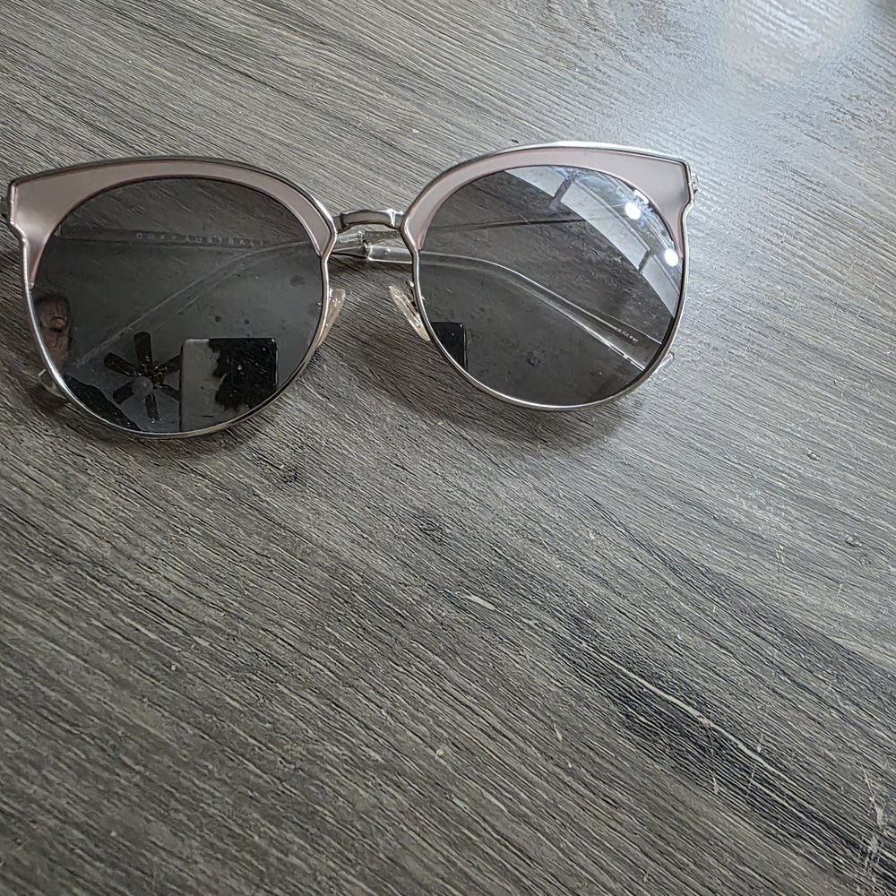 Quay Australia Silver and Black Sunglasses